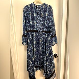 Beautiful Early 1970‘s Inspired Dress by ModCloth, Size 1X (16-18)